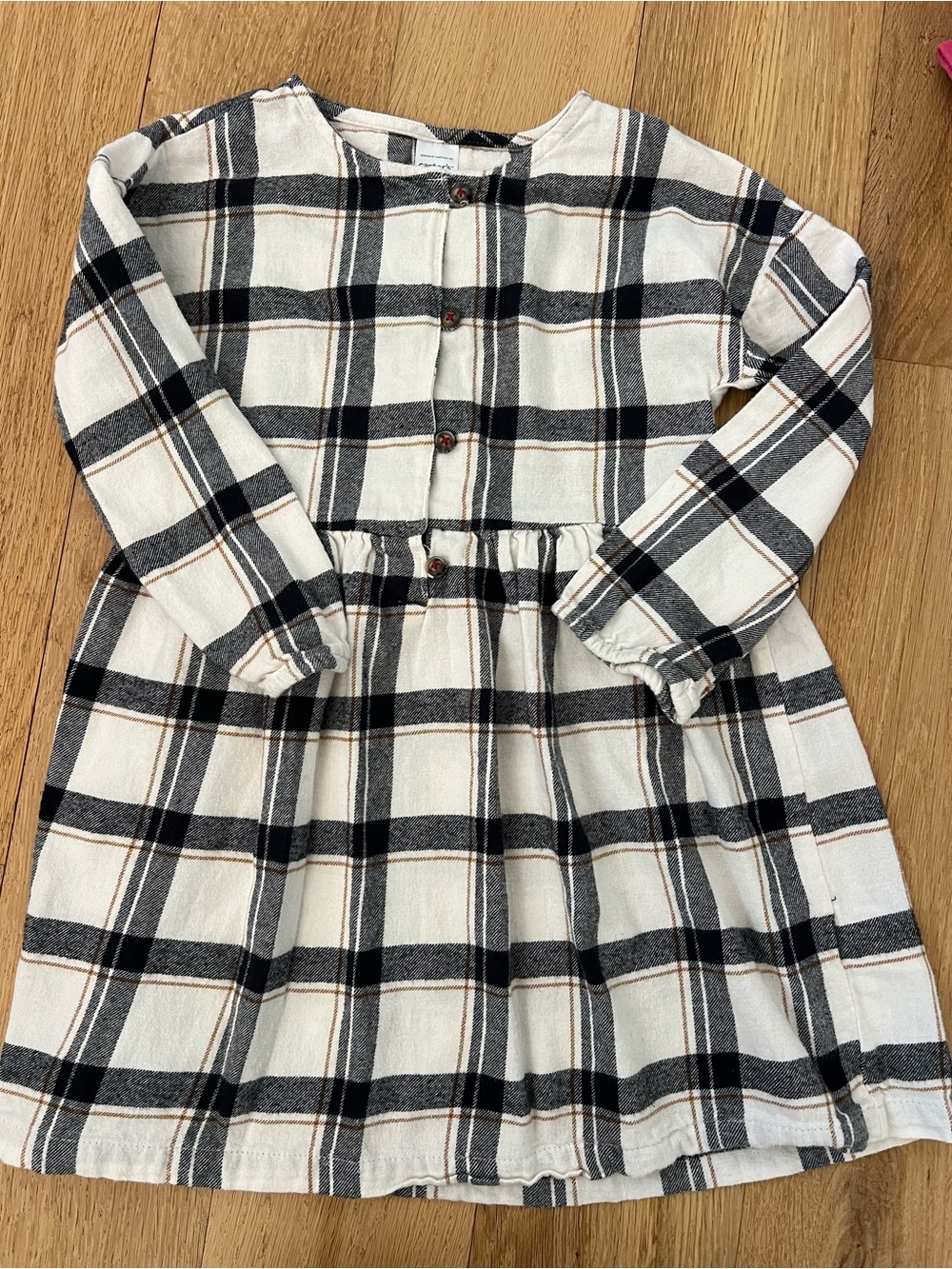 Carters flannel dress